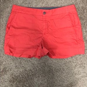 Coral Banana Republic Shorts